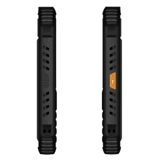 EVOLVEO StrongPhone Q1, vodotesný odolný Dual SIM telefón, čierno-oranžový