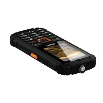 EVOLVEO StrongPhone Q1, vodotesný odolný Dual SIM telefón, čierno-oranžový - Rozbalené EVOLVEO StrongPhone Q1, vodotesný odolný Dual SIM telefón, čierno-oranžový - Rozbalené