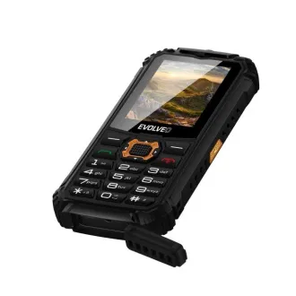 EVOLVEO StrongPhone Q1, vodotesný odolný Dual SIM telefón, čierno-oranžový - Rozbalené EVOLVEO StrongPhone Q1, vodotesný odolný Dual SIM telefón, čierno-oranžový - Rozbalené