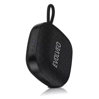 EVOLVEO TopSound, bezdrôtový vodotesný bluetooth reproduktor s rádiom, čierny