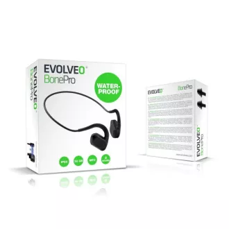 EVOLVEO bezdrôtové slúchadlá BonePro MP3 32GB, na lícne kosti, čierna EVOLVEO bezdrôtové slúchadlá BonePro MP3 32GB, na lícne kosti, čierna