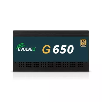 EVOLVEO G650 zdroj 650W, 80+ GOLD, ATX 3.1, aPFC, 140 mm ventilátor EVOLVEO G650 zdroj 650W, 80+ GOLD, ATX 3.1, aPFC, 140 mm ventilátor