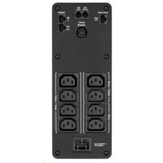 APC Back-UPS Pre BR 1600VA, Sinewave, 8 Outlets, AVR, LCD interface (960W)