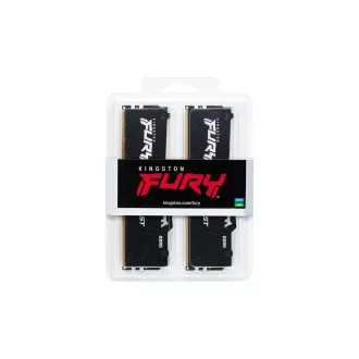 KINGSTON DIMM DDR5 32GB (Kit of 2) 6000MT/s CL30 Non-ECC FURY Beast RGB EXPO, Čierna KINGSTON DIMM DDR5 32GB (Kit of 2) 6000MT/s CL30 Non-ECC FURY Beast RGB EXPO, Čierna