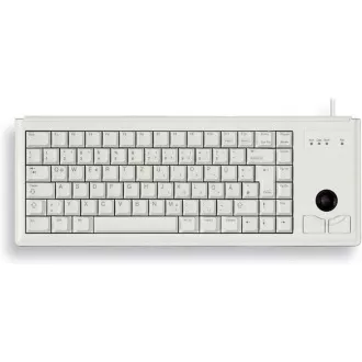 CHERRY klávesnica G84-4400, trackball, ultraľahká, USB, EU, šedá CHERRY klávesnica G84-4400, trackball, ultraľahká, USB, EU, šedá