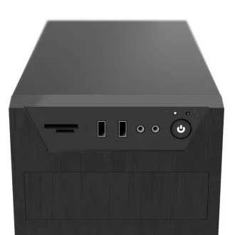 SilentiumPC skriňa MidT Armis AR1 Pure Black / čítačka SD / 2x USB 3.0 / 1x 80mm fan / čierna SilentiumPC skriňa MidT Armis AR1 Pure Black / čítačka SD / 2x USB 3.0 / 1x 80mm fan / čierna