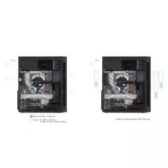 SilentiumPC skriňa MidT Armis AR1 Pure Black / čítačka SD / 2x USB 3.0 / 1x 80mm fan / čierna SilentiumPC skriňa MidT Armis AR1 Pure Black / čítačka SD / 2x USB 3.0 / 1x 80mm fan / čierna