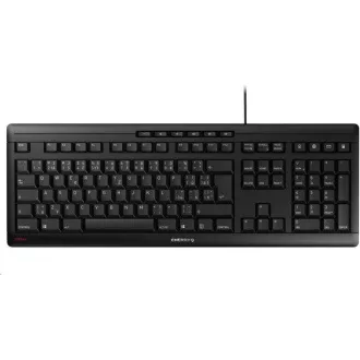 CHERRY klávesnica STREAM, drôtová, USB, CZ+SK layout, čierna CHERRY klávesnica STREAM, drôtová, USB, CZ+SK layout, čierna