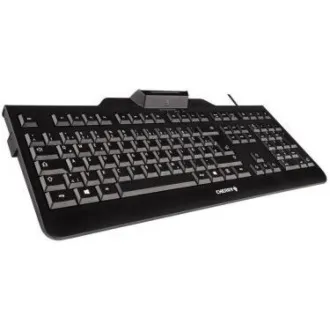 CHERRY klávesnica s čítačkou kariet KC 1000 SC/ USB/ ISO 7816 podporované karty/ čierna/ CZ layout CHERRY klávesnica s čítačkou kariet KC 1000 SC/ USB/ ISO 7816 podporované karty/ čierna/ CZ layout