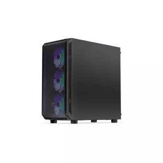 ENDORFY Case Arx 700 ARGB, Priehľadná bočnica, ATX, 4x140mm ARGB Fan, čierna