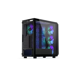 ENDORFY Case Arx 700 ARGB, Priehľadná bočnica, ATX, 4x140mm ARGB Fan, čierna