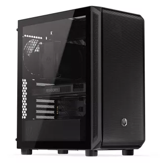 ENDORFY Case Arx 500 Air, Priehľadná bočnica, ATX, 5x140mm, čierna