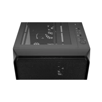 ENDORFY Case Arx 500 Air, Priehľadná bočnica, ATX, 5x140mm, čierna