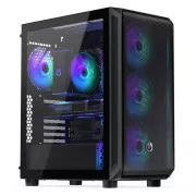 ENDORFY Case Arx 500 ARGB, Priehľadná bočnica, ATX, 4x140mm ARGB Fan, čierna