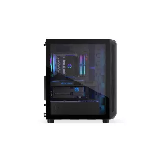 ENDORFY Case Arx 500 ARGB, Priehľadná bočnica, ATX, 4x140mm ARGB Fan, čierna