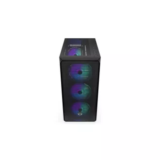 ENDORFY Case Arx 500 ARGB, Priehľadná bočnica, ATX, 4x140mm ARGB Fan, čierna