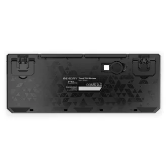 Endorfy herná klávesnica Thock TKL Wireless Red/ bezdrôtová / USB / red switch / mechanická / US layout / čierna RGB