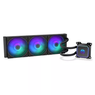 ENDORFY Vodný chladič Navis F360 ARGB, 3x120mm, LGA1851, AM5, čierna