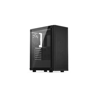 ENDORFY Case Ventum 200 ARGB, Priehľadná bočnica, ATX, 4x120mm ARGB Fan, čierna