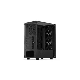 ENDORFY Case Ventum 200 ARGB, Priehľadná bočnica, ATX, 4x120mm ARGB Fan, čierna