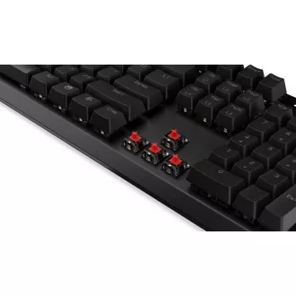 Endorfy herná klávesnica Thock Red / drôtová / red switch / mechanická / CZ layout / čierna RGB