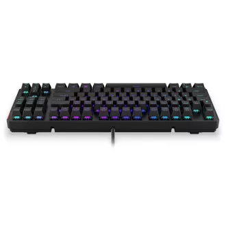 Endorfy herná klávesnica Thock TKL Brown / drôtová / USB / brown switch / mechanická / CZ layout / čierna RGB