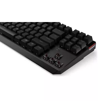Endorfy herná klávesnica Thock TKL Brown / drôtová / USB / brown switch / mechanická / CZ layout / čierna RGB