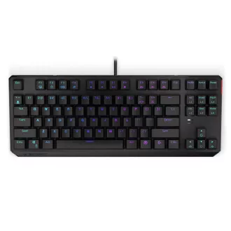 Endorfy herná klávesnica Thock TKL Brown / drôtová / USB / brown switch / mechanická / CZ layout / čierna RGB