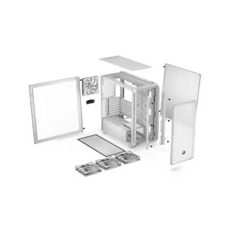 ENDORFY Case Arx 700 ARGB, Priehľadná bočnica, ATX, 4x140mm ARGB Fan, biela