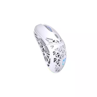 Endorfy Herná myš LIV Plus Wireless Onyx White, Bezdrôtová, ARGB, biela