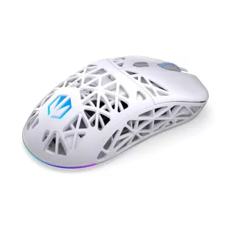 Endorfy Herná myš LIV Wireless Onyx White, Bezdrôtová, ARGB, biela