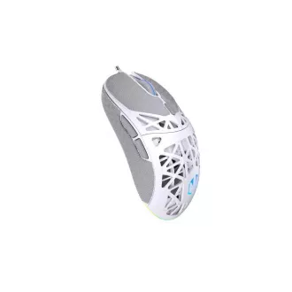Endorfy Herná myš LIV Onyx White, Drôtová, ARGB, biela