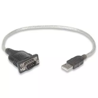 MANHATTAN prevodník z USB na sériový port (USB AM/DB9M, RS232), blister
