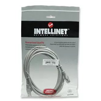 Intellinet Patch kábel Cat6 UTP 7, 5m sivý