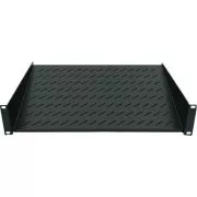 Intellinet polica do racku 19", Fixed Shelf, 1U, 150mm depth, Front mounting, max load 25kg, Black