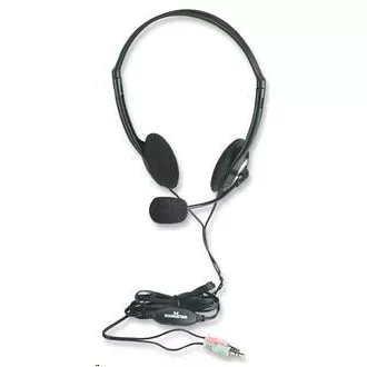 MANHATTAN Slúchadlá s mikrofónom Stereo Headset