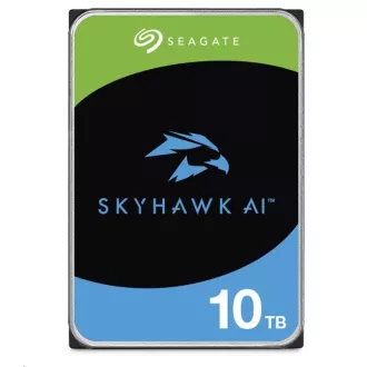 SEAGATE HDD 10TB SKYHAWK AI, 3.5", SATAIII, 7200 RPM, Cache 256MB, s R/V Senzorom