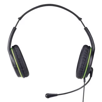 GENIUS slúchadlá s mikrofónom HS-400A, čiernozelené