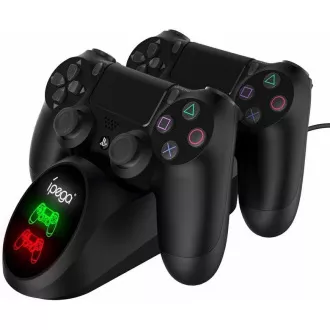 iPega PG-9180 Double Charger dokovacia stanica pre gamepady PS4, čierna iPega PG-9180 Double Charger dokovacia stanica pre gamepady PS4, čierna