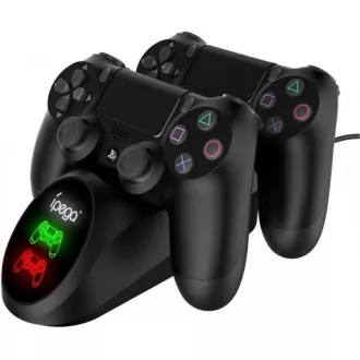 iPega PG-9180 Double Charger dokovacia stanica pre gamepady PS4, čierna iPega PG-9180 Double Charger dokovacia stanica pre gamepady PS4, čierna