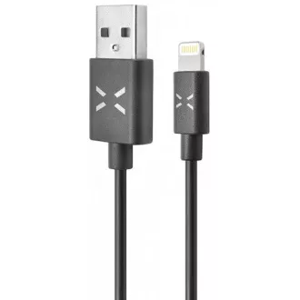 FIXED dátový a nabíjací kábel, USB-A -> Lightning (MFI), 20 W, dĺžka 1 m, biela