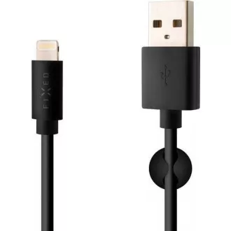 FIXED dátový a nabíjací kábel, USB-A -> Lightning (MFI), 20 W, dĺžka 1 m, biela