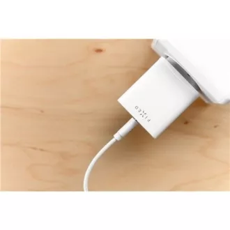 FIXED nabíjačka do siete, konektor USB-C + USB-A, podpora PD, 30 W, biela FIXED nabíjačka do siete, konektor USB-C + USB-A, podpora PD, 30 W, biela