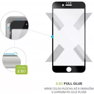 FIXED ochranné sklo Full Cover pre Apple iPhone 7/8/SE (2020), čierna