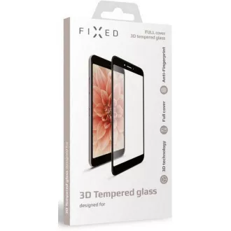 FIXED ochranné sklo Full-Cover pre Samsung Galaxy A12, čierna