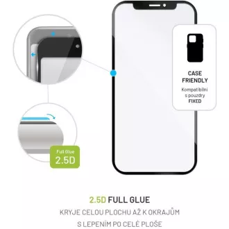 FIXED ochranné sklo Full-Cover pre Samsung Galaxy A52/A52 5G/A52s 5G, čierna