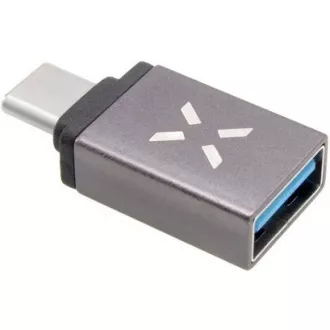 FIXED redukcia USB-A na USB-C, šedá