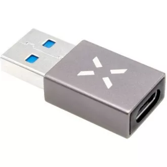 FIXED redukcia USB-A na USB-C, šedá