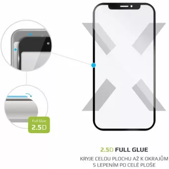 FIXED ochranné sklo Full-Cover pre Apple iPhone 14 Pro, čierna