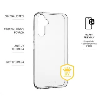 FIXED gélový zadný kryt Slim AntiUV pre Samsung A34 5G, číra